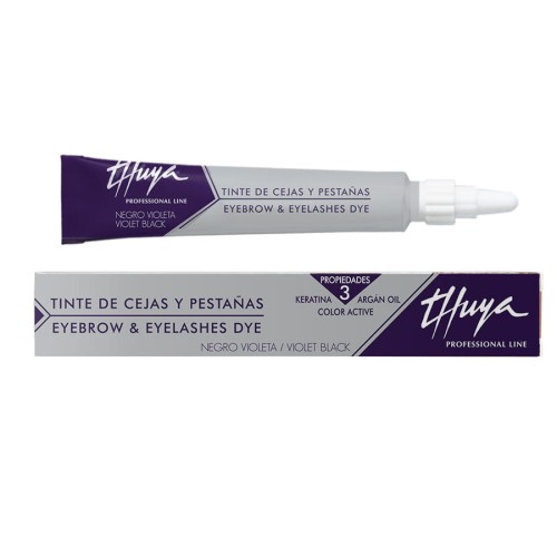 Thuya Farba arganowo - keratynowa do brwi i rzęs 14ml Violet Black - Fioletowa czerń