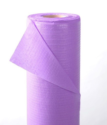 Podkład podfoliowany 50 cm x 50 m - Liliowy