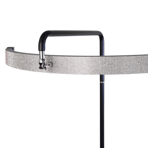 Lampa Pol Moon 3.0 - Czarna z cyrkoniami