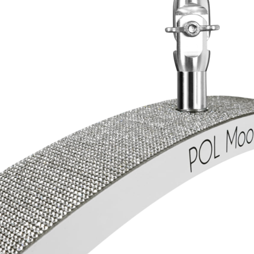 Lampa Pol Moon 3.0 - Biała z cyrkoniami