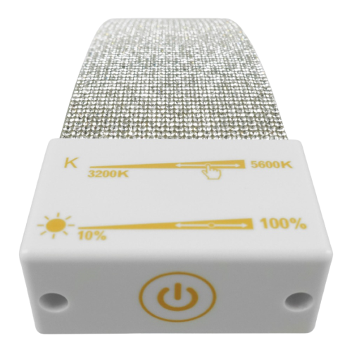 Lampa Pol Moon 3.0 - Biała z cyrkoniami