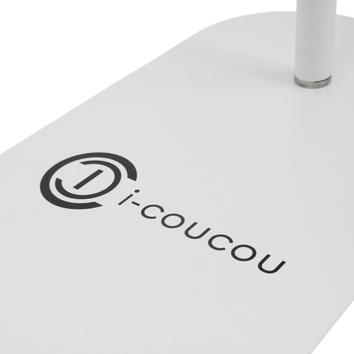 Lampa Pol Moon 3.0 - Biała z cyrkoniami