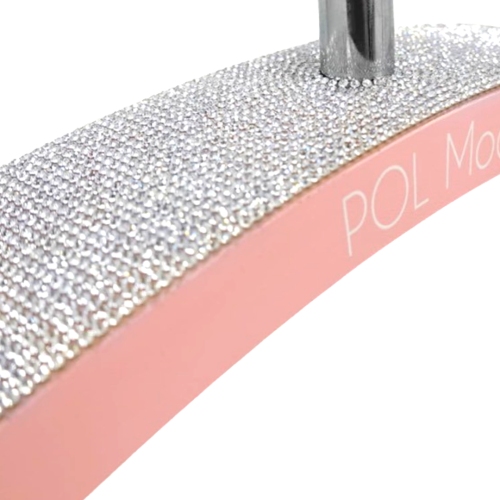 Lampa Pol Moon 3.0 - Różowa z cyrkoniami