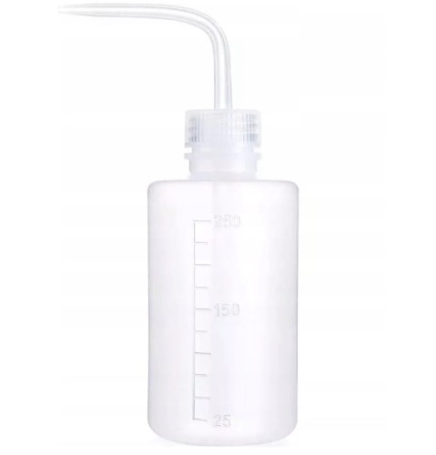 Tryskawka butelka 250 ml z podziałką BIAŁA