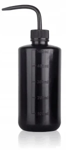 Tryskawka butelka 250 ml z podziałką CZARNA 
