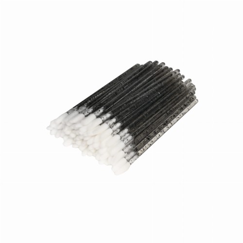 Aplikatory welurowe brokatowe BROKAT KRYSTAL 50 szt. czarne