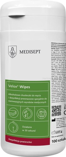 VELOX Wipes 100 szt. - Tuba