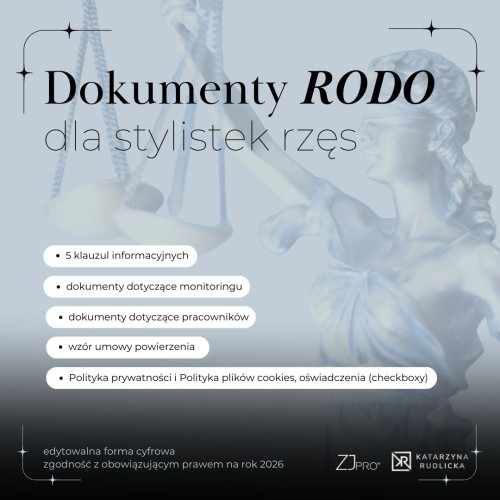 Pakiet wzorów dokumentów prawnych RODO