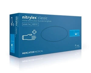 Rękawiczki MERCATOR Nitrylex - CLASSIC BLUE