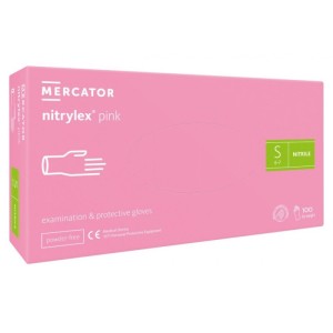 Rękawiczki MERCATOR Nitrylex - PINK 