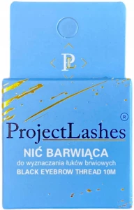 Nić barwiąca do konturowania brwi CZARNA - ProjectLashes 