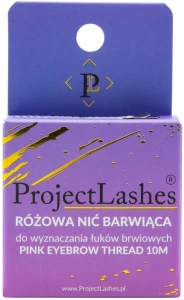 Nić barwiąca do konturowania brwi RÓŻOWA - ProjectLashes