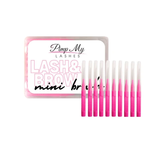Micro brush Mini szczoteczki do liftingu laminacji brwi i rzęs 10 szt Pimp My Lashes