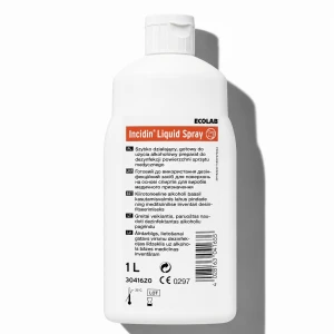 Incidin Liquid Spray Ecolab 1000 ml do dezynfekcji powierzchni i narzędzi