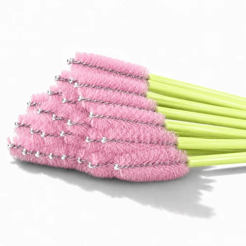 Szczoteczki do rzęs różowe zielony neon.png