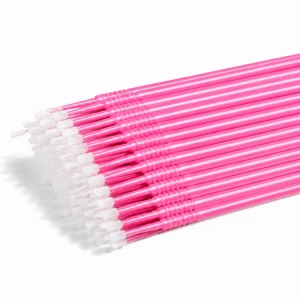 Microbrush - aplikatory - NEONOWE RÓŻOWE - 100 szt. 
