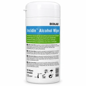 Incidin Alcohol Wipe Ecolab BOX 90 szt. - Alkoholowe Chusteczki do Dezynfekcji Powierzchni i Narzędzi
