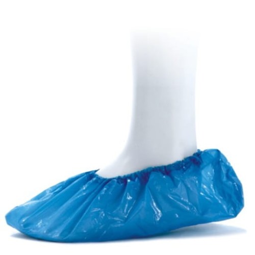 Ochraniacze na buty foliowe niebieskie - 100 szt.