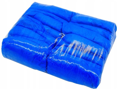 Ochraniacze na buty foliowe niebieskie - 100 szt.