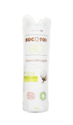 Płatki kosmetyczne do oczu bawełna EKO BIO - 80 szt.