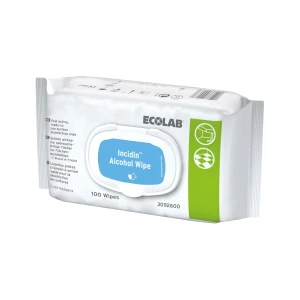 Incidin Alcohol Wipe Ecolab chusteczki 100 szt. - Alkoholowe Chusteczki do Dezynfekcji Powierzchni i Narzędzi