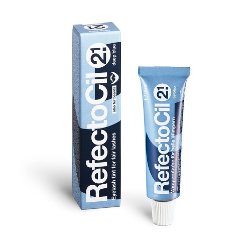 Żelowa henna do brwi i rzęs - RefectoCil nr 2.1 Głęboko-niebieska 15ml