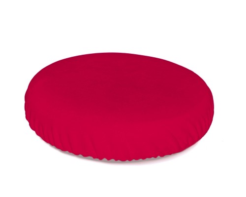 Pokrowiec na taboret kosmetyczny welurowy - różowy 35/40cm