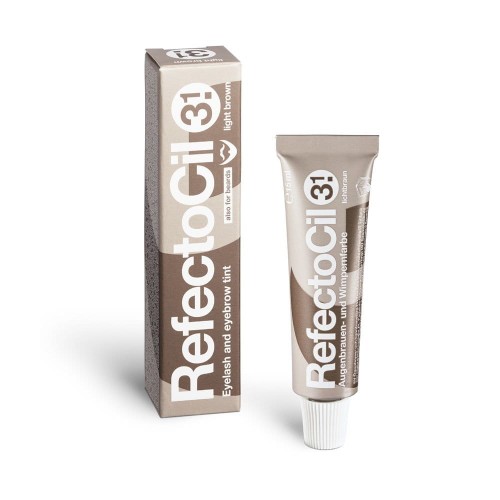 Żelowa henna do brwi i rzęs - RefectoCil nr 3.1 Jasno-brązowa 15ml