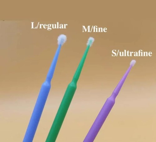 Aplikator Microbrush Bezwłókienkowy rozmiar 1,5 mm - 100 szt